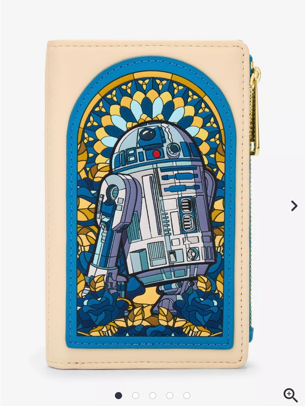 Loungefly Star Wars R2-D2 Stained Glass Portrait Wallet - BoxLunch Exclusive